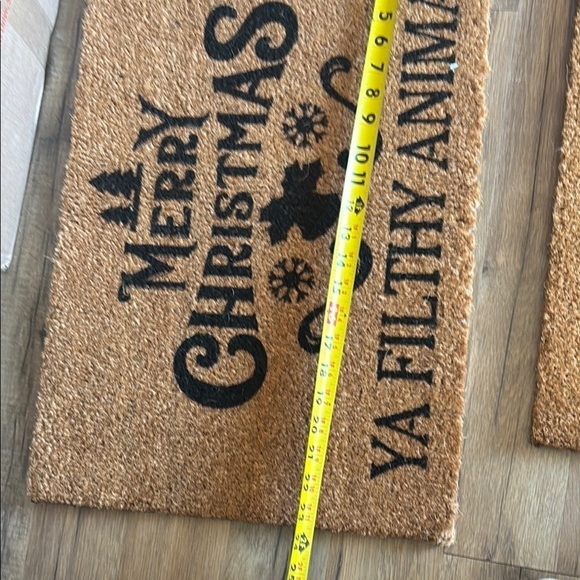 Brown Christmas Doormat - Picture 2 of 3